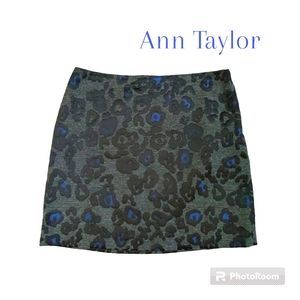 Ann Taylor Leopard Print skirt, size 12